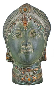 Whitewhale Brass Antique Goddess Parvati Idol Figurine Home Decorative Showpiece - Picture 1 of 4