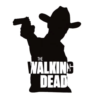 STICKERKISTE The Walking dead Rick Gun Aufkleber 2 Stck. JDM Decal Auto Sticker div Größe
