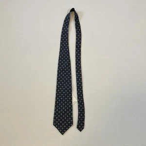 Nuevo con etiquetas Corbata para Hombre Gap Azul Lunares Floral 100% Seda - Imagen 1 de 11