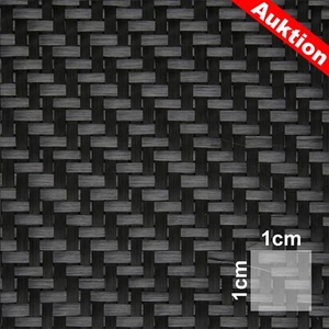 2,7m² Carbongewebe Köper 200g/m² Cfk-Matte Faser-Carbon Epoxy 3K Kohlegewebe - Bild 1 von 2