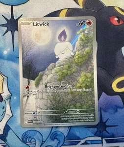 Litwick 101/086 White Flare Holo Illustration Rare Near Mint Englisch - Bild 1 von 6