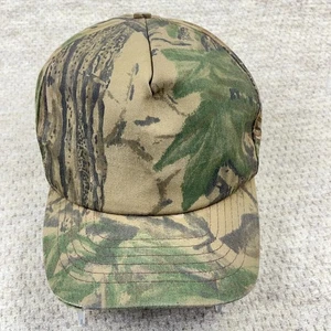 Vintage Realtree Camo Hat Cap SnapBack Trucker Hunter 90s USA Blank Swingster - Picture 1 of 8