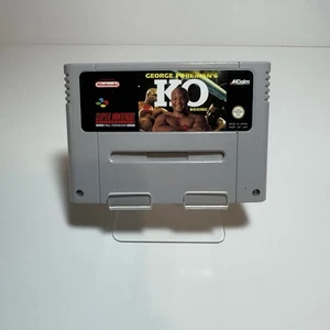 George Foreman's KO Boxing Super Nintendo Game Cart SNES PAL - Picture 1 of 5