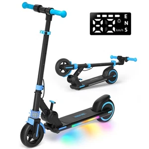 E Scooter Für Kinder 6-14 Jahren Elektroroller 15km/h Kinderroller E Roller LED - Bild 1 von 7