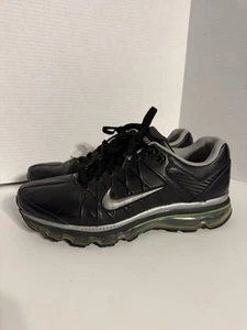 Nike Air Max 2009 Zapatos para Correr de Cuero Negro/Plata Metálico - Para Hombre Talla 11 - Imagen 1 de 7