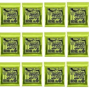 Ernie Ball REGULAR SLINKY 2221 10-46 nickelumwundene Saiten für E-Gitarre 12 Stück - Bild 1 von 6