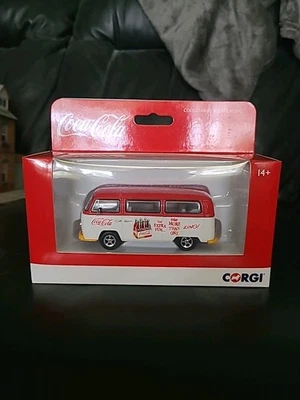 1:43 Scale CORGI VANGUARDS VW Volkswagon Campervan "Coca Cola" Diecast Model - Image 1 of 2