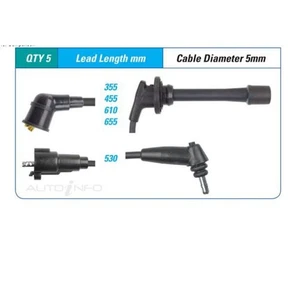 PAT Ignition Lead Set For Daihatsu Charade 1.5L 1.3L HCE I4 16V SOHC - ILS-118M - Picture 1 of 1