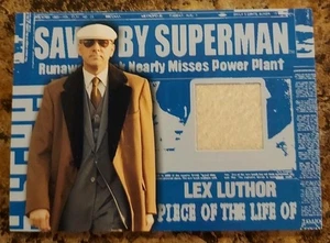 2006 Superman Returns Authentic Movie Memorabilia Trading Card Lex Luthor's Coat - Picture 1 of 2