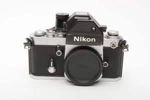 Nikon F2S 35mm Spiegelreflex schwarz Body mit DP-2 Sucher, neue Dichtungen, top! - Bild 1 von 13