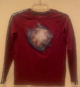 AVENGERS END GAME LONG SLEEVE MAROON YOUTH SHIRT SIZE LARGE 10-12 - Picture 1 of 4