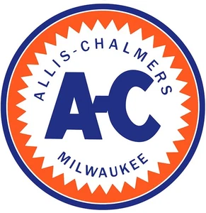 Allis-Chalmers Metall rund aus 20 Gauge Stahl - Bild 1 von 1