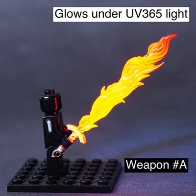 Accesorios de armas de metal moldeado personalizado - Arma Rellana de caballero luna gemela ER Foto 1 de 2