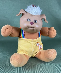 Vintage 1983 Coleco Cabbage Patch Koosas in Rainbow Giraffe Suspenders Outfit! - Picture 1 of 12