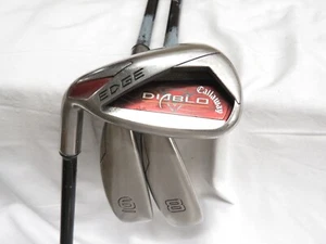 Used LH Callaway Diablo Edge Iron Set 6,8,PW Callaway Senior Flex Graphite A - Picture 1 of 9