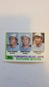 1982 TOPPS BLUE JAYS FUTURE STARS JESSE BARFIELD/B MILNER/B WELLS #203 NM  - Picture 1 of 1