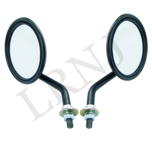 LAND ROVER SERIES I / II / IIA / III ROUND WING MIRROR O/D 5" & ARM PAIR 562912 - Bild 1 von 6
