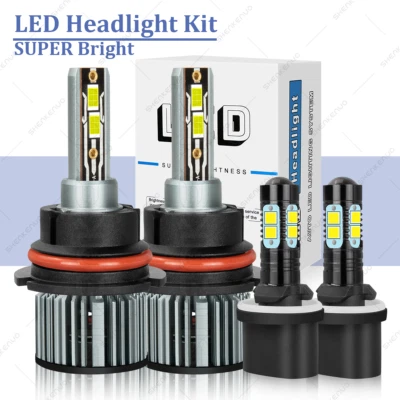 Combo de faros antiniebla LED 880 para Pontiac Montana 2000-2005 6000K 9004 Foto 1 de 4