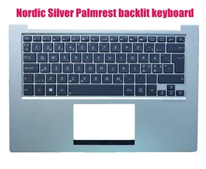 Teclado retroiluminado con reposamanos nórdico para Asus UX32A UX32VD 90R-NP01K1M80Y - Imagen 1 de 2