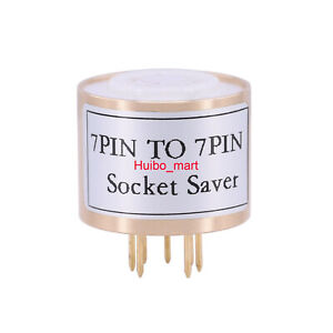1PC 7PIN to 7pin Tube Socket Saver adapter For 6X4 6Z4 6J1 6J2 6J4 Vacuum Tube  