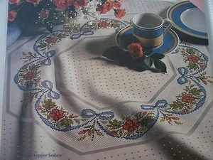 Guirnalda Floral Diseño Topper Fuera de Uso Punto de Cruz PATRÓN (X) - Imagen 1 de 1