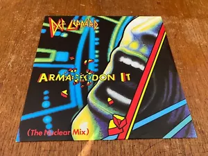 DEF LEPPARD Armaggedon It 12" Maxi-Single Vinyl 1988 UK Press - Picture 1 of 5