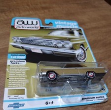 Auto world Diecast 1/64 Chevy Impala SS 409 1962 Vintage Muscle premium cars
