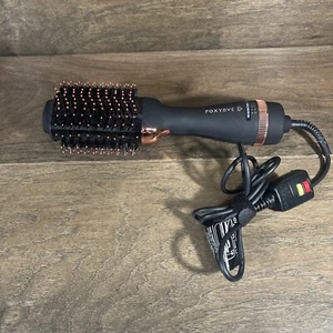 FoxyBae Black Rose Gold Used SM-5250 Blowout Hair Dryer Roller Brush Tested - Picture 1 of 8