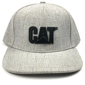 Baseballkappe Caterpillar Mütze KATZE Logo Druckknopflasche Sheridan Einheitsgröße grau schwarz - Bild 1 von 6