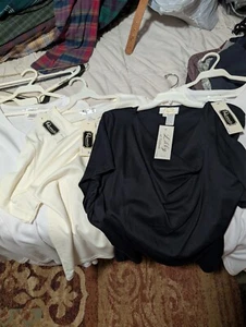 Lilly of California Womens 3x black blouse plus three 3x Rochelle tops new - Picture 1 of 3