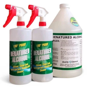 128 OZ Denatured Ethy Alcohol Proof Laboratory Grade/Not for Use on Body Skin - Picture 1 of 5