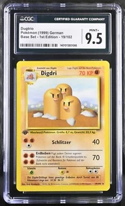 CGC 9.5 1999 Pokemon Deutsch 19 Digdri 1. Edition PSA Pokemon Karte BGS 9 10 - Bild 1 von 2