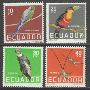 ECUADOR # 634 - 637 MLH Juego Completo Limpio y Fresco ('25 SCV $9.80) - Imagen 1 de 1