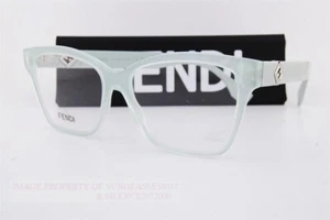 Brand New FENDI Eyeglass Frames FE 50117I 093 Green For Women Size 55mm - Picture 1 of 7