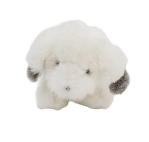 Jerry Elsner Co Dog Plush Stuffed Animal Old English Sheepdog Puppy Vtg 80s 7" - Picture 1 of 8