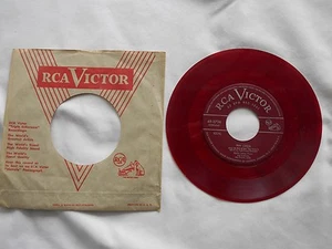 MARIO LANZA-BROWN TEMPTATION/ ROZSA LYGIA-RCA VICTOR-45 RPM RED SEAL-(49-3738) - Picture 1 of 2