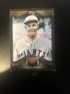 2009 Topps Target Legends of the Game Gold Mel Ott #LLG-11 HOF
