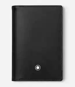 Montblanc Meisterstück Black & Grey Leather Visitenkartenetui 107229 - Bild 1 von 2