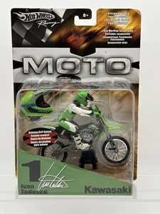 New 2005 Hot Wheels Moto X Ivan Tedesco Kawasaki 450 Motocross #1 Ex Cond - Picture 1 of 9