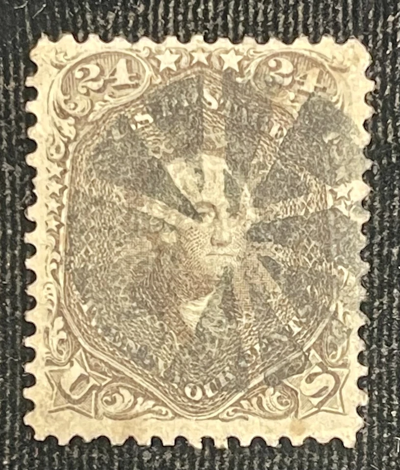 SCOTT #78, 24c, LILA, USADO, ASPECTO MUY FINO - CAT $400 Foto 1 de 1