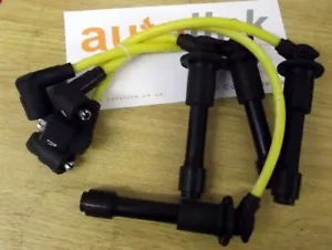 HT leads, yellow 8mm spark plug ignition lead set, Mazda MX5, 1.6 1.8 Eunos MX-5 - Picture 1 of 1