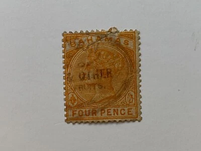 Bahamas Scott #29 - "Queen Victoria"  Used Hinged (1884-90) -Free Shipping - Image 1 of 2