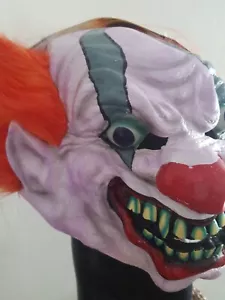 Berzerk Clown Forum Novelties Berzerk Costume Mask, As Shown, One Size NWT - Picture 1 of 12