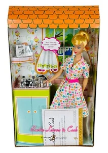 BARBIE LEARNS TO COOK MATTEL COLLECTOR GOLD LABEL 2006 K9141 Toy Doll Figure Set - Picture 1 of 6