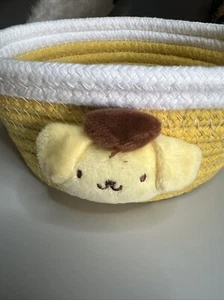 Sanrio Pom Pom Purin Woven Basket - Picture 1 of 9