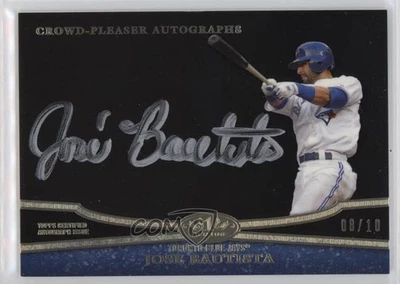 2013 Topps Tier One Crowd-Pleaser Silver Ink /10 Jose Bautista #CPA-JB Auto - Image 1 of 2