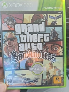 Grand Theft Auto San Andreas mit Karte - Xbox 360 - Bild 1 von 6