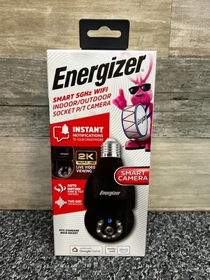 Energizer Smart Wi-Fi Interior Exterior Bombilla Enchufe P/T Cámara - ¡Nuevo! - ¡Envío gratis! Foto 1 de 4