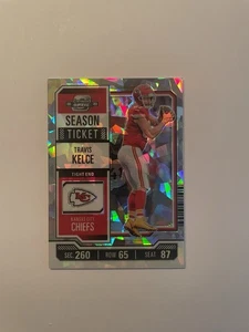 Contenders Optic Travis Kelce #27 2023 - Cracked Ice Prizm/22 - boleto de temporada - Imagen 1 de 2