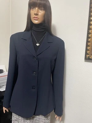 Blazer azul abotonado colección Liz Claiborne talla 12 Foto 1 de 4